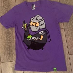 Purple Johnny Cupcakes TMNT Shredder shirt